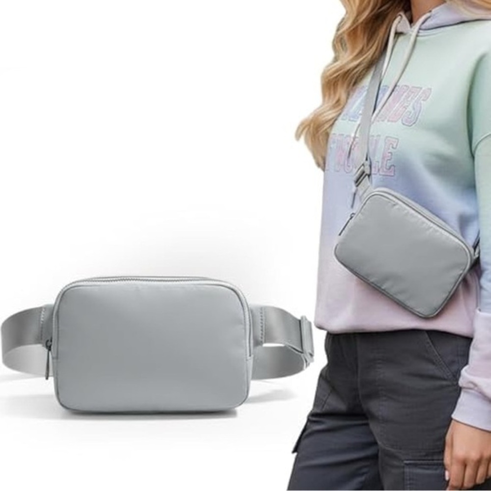 Elegant Gray Crossbody Bag